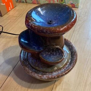 Ceramic Mushroom Fountain